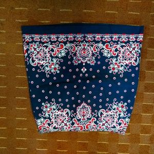 Talbot's red, white and blue mini skirt